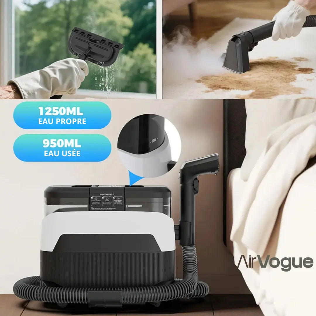 Nettoyeur vapeur haute maîtrise | AirVogue PRO 10 – Expert