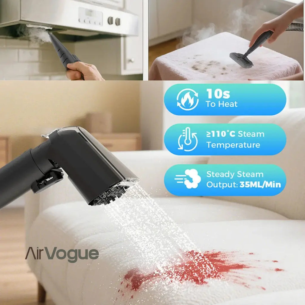 Nettoyeur vapeur haute maîtrise | AirVogue PRO 10 – Expert