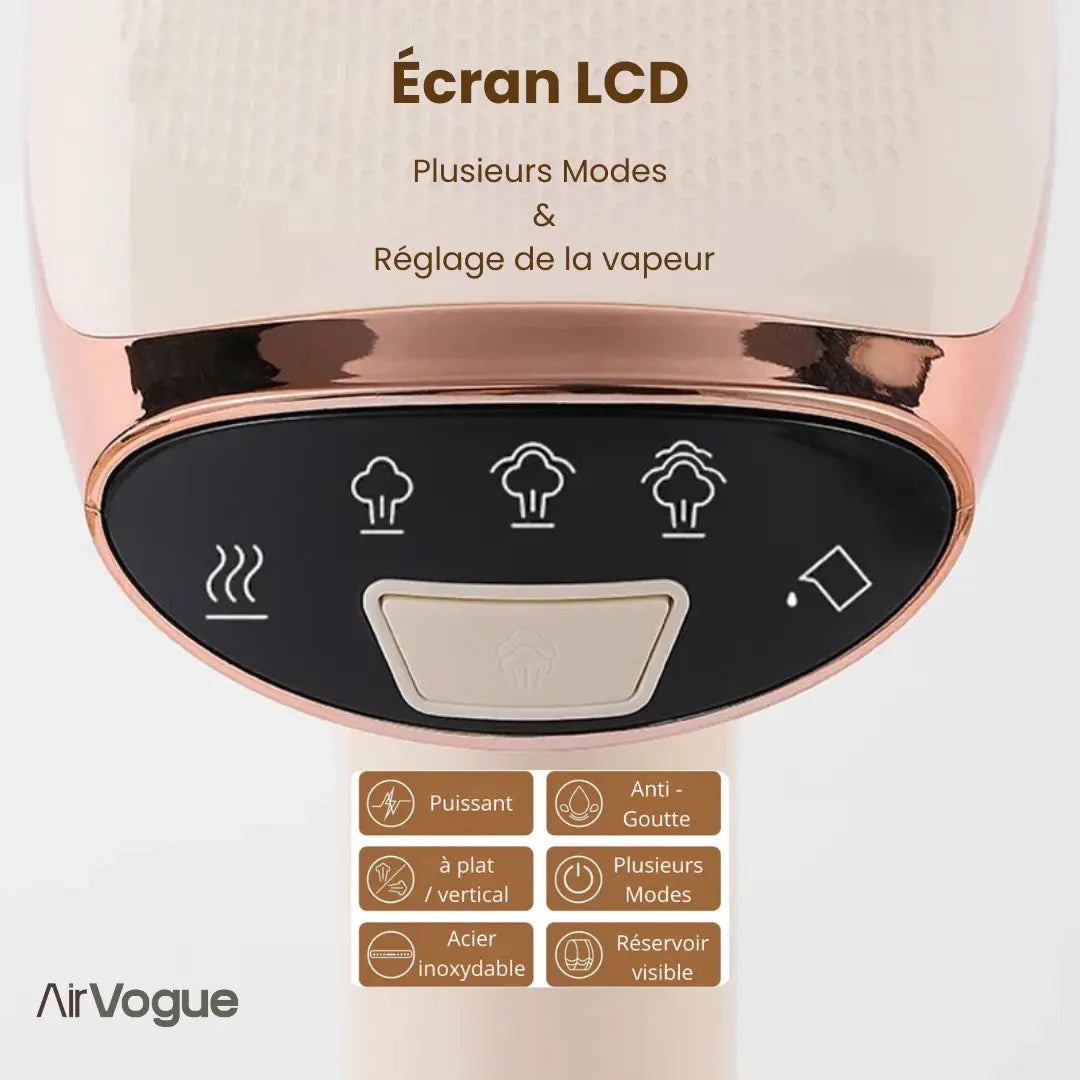 Défroisseur vapeur compact – pour vêtements  | AirVogue F0 – Care