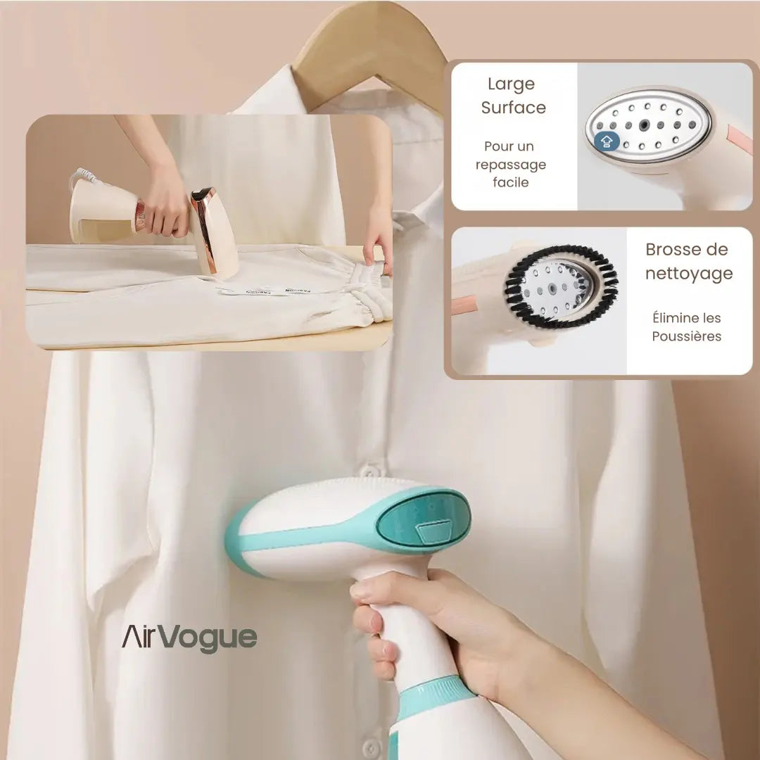 Défroisseur vapeur compact – pour vêtements  | AirVogue F0 – Care