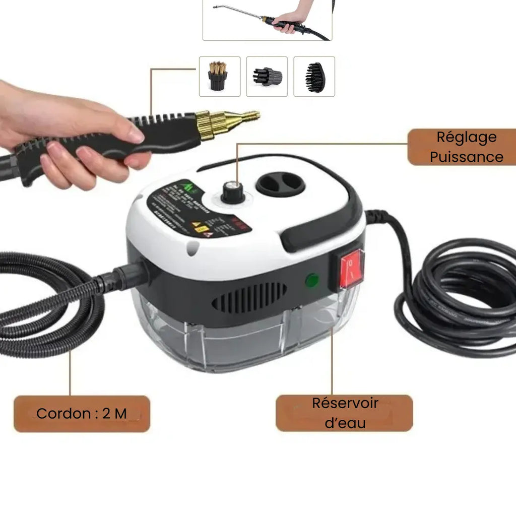 Nettoyeur vapeur fluide pour entretien régulier et maîtrisé | AirVogue H3 – Flow