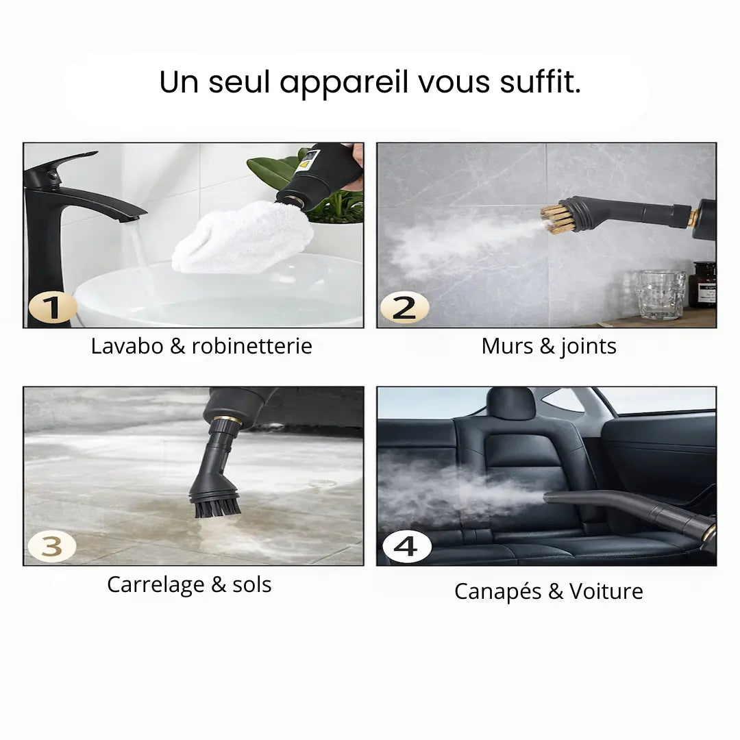 Nettoyeur vapeur domestique précis | AirVogue H5 – Control