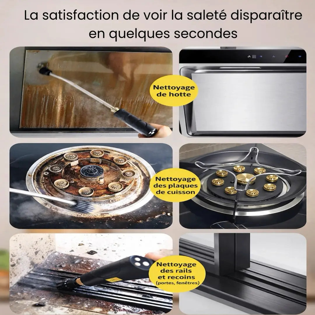 Nettoyeur vapeur domestique précis | AirVogue H5 – Control